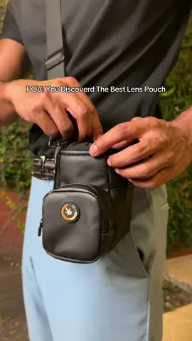 The only lens pouch that lets you carry your filters, batteries, Mics, & as cards all in one place!  Its small size keeps everything looking sleek and fresh. The multiple mounting options gives you flexibility with how you choose to wear it!  The Lens Pouch is available for purchase in the link in my bio! 🔗 • • • #cameragear #camerasetup #camerastabilizer #gimbal #camerastore             