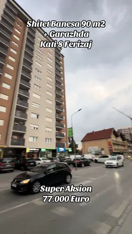 📌 Shitet Banesa në Ferizaj – Objekti Nderimi 📍 Lokacioni: Rruga e Reçakut, kati i 8 📐 Sipërfaqja: 89.5 m² Përbërja e banesës: 	•	🛋 1 Sallon + Kuzhinë moderne dhe e ndritshme 	•	🛏 2 Dhoma gjumi komode 	•	🛁 1 Banjo e madhe 	•	📦 1 Depo praktike 	•	🌇 1 Ballkon me pamje të hapur 	•	🚗 Garazhd i përfshirë në çmim 💰 Çmimi i banesës: 77,000 € 👉 Një mundësi ideale për banim familjar ose investim në një nga zonat më të kërkuara të Ferizajt. #shitje #shitet #banesa #ferizaj #ferizaj05 #viral #viraltiktok #viralvideos #fyp #fypp #fyppp #foryou #foryoupage #dhezipahiri #kosovo #germany #switzerland #agjensionible #fypppp 