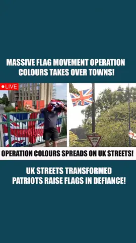 THE FLAG FIGHTBACK BEGINS PATRIOTS RALLY ACROSS THE UK! #Flag #UnionJack #ukPride #uknews #patriot