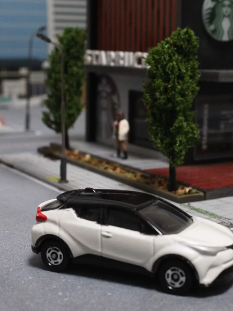 あおり運転する人をめちゃくちゃ速く逮捕するパトカー #コマ撮り #stopmotion