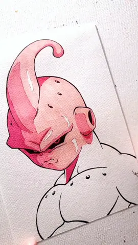 Kid Buu’s Most Savage Form Drawn 😱🔥  Do you think he’s the strongest villain in DBZ? #DragonBallZ #KidBuu #AnimeDrawing #DBZFans #dragonball 
