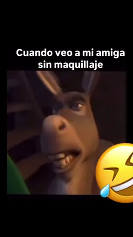 Cuando veo a mi amiga sin maquillaje #humor #🤣🤣🤣 #memes #funnyvideos 