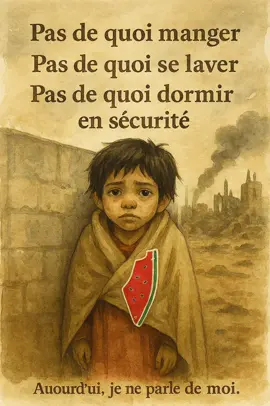 Parce que mon cœur de maman saigne depuis quelques mois…  Aujourd’hui, je ne parle pas de moi. Je parle d’eux. De ces enfants qu’on oublie. Qui n’ont pas de quoi manger. Pas de quoi se laver. Pas de quoi dormir en sécurité. Mon cœur de maman pleure. Parce que pendant que je berce mes bébés… D’autres pleurent seuls, dans le bruit des bombes. On ne peut pas tout changer. Mais on peut ouvrir les yeux. On peut parler. On peut agir, même un peu. 💬 Si toi aussi tu ressens cette injustice, partage ce message. #freepalestine #freesoudan #freecongo #injustice #foryou 