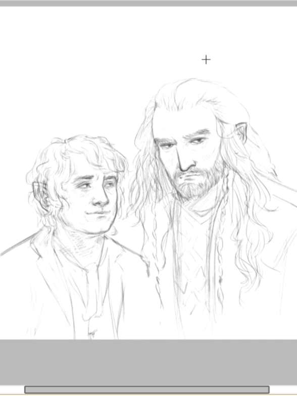 It takes time...  Thorin x Bilbo, bagginshield, speedpaint TG: Xovenik #bagginshield #thorin #thorinoakenshield #bilbo #bilbobaggins #digitalart #rec #fyp #lordoftherings #lotr #thehobbit #hobbit #hobbits #хоббит #торин #бильбо