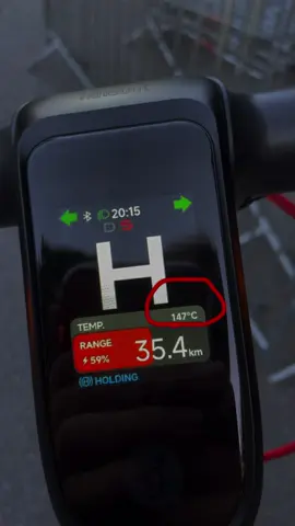 150°C 🥶 #g3max #scooter 