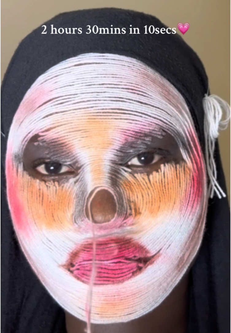 #yarnmakeuptrend #creativemakeup #fyp #zeeshola  #reverse 