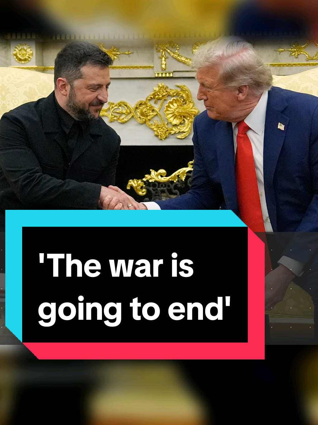 US President Donald Trump promises 'the war is going to end' as he meets with Ukrainian President Volodymyr Zelenskyy in the hopes of stopping the war with Russia. The pair are meeting at the White House for the first time since their public blow-up six months ago.  #Trump #Zelenskyy #Ukraine #Russia #C4News