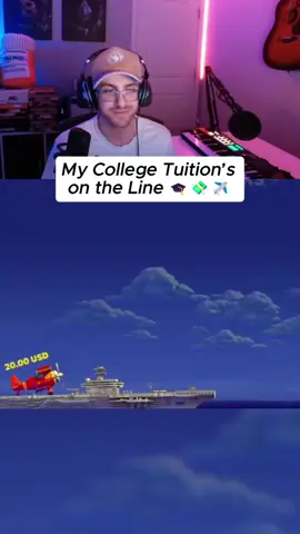 What if I can't pay my college!!! #tuition #college #plane #planegame #kickstreaming