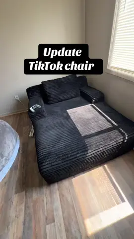 Loving this chair. Big enough to cuddle on and sleep like a baby #tiktokchair #tiktokshop #fyp #chair 