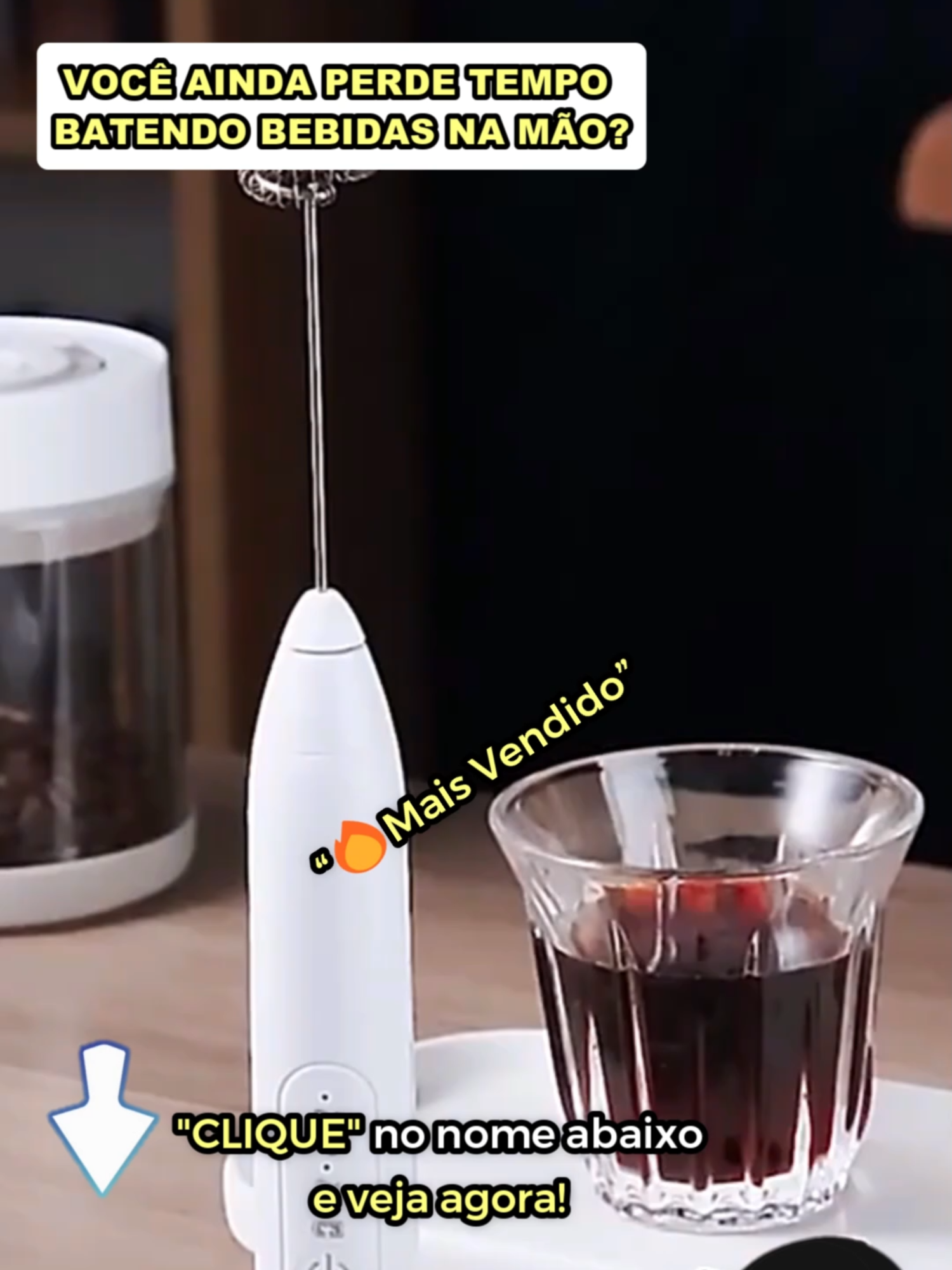 Mini Mixer MIisturador Batedor Elétrico Portátil Multi Funções Com Batedor Fouet 2 Cabeças Removíveis Aço Inox Carregamento Usb e Bateria Recarregável #tiktokshop #tiktokshopchegou #TikTokShopChegou