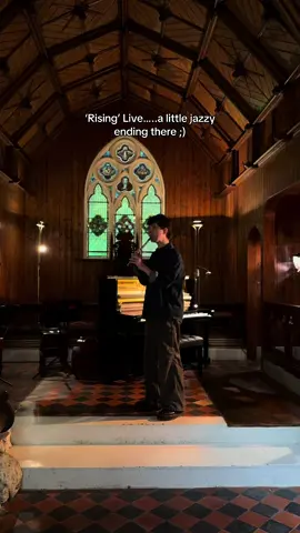 a tin whistle and an empty church, when two beautiful things meet!