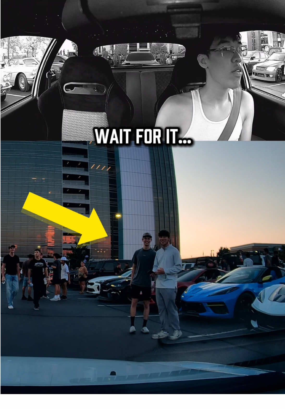 “You’re missing a headlight” 🫢 #carmeet #cartok #carguy 