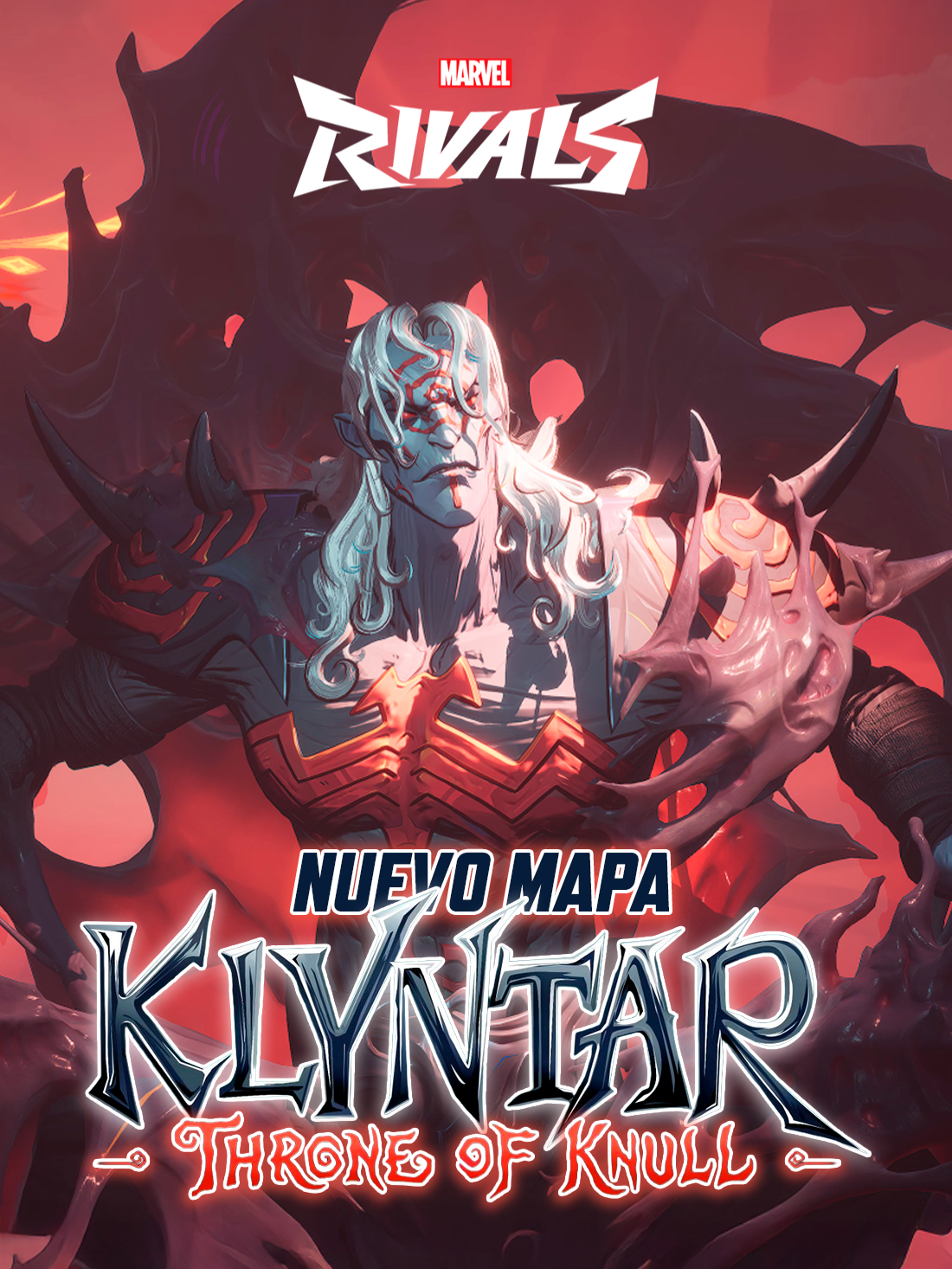 NUEVO MAPA: Klyntar, El Trono de Knull llega a Marvel Rivals 🕸️🕷️ #ThroneofKnull #Klyntar #MarvelRivals  #TheAbyssAwakens #MarvelRivalsBlade #MarvelRivalsPhoenix #MarvelRivalsPartners #MarvelRivalsLatam #marvelespañol