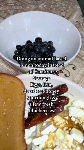 Animal Based lunch today instead of my usual strict carnivore - I want my page to be truly authentic and share my entire journey, today I am leaning into what my body is needing - I haven’t felt that great today, not sure if it’s emotions or the kids going back to school or what - but I felt like I needed this meal & this extra food, and it really hit the spot. BE sure to hit the follow for my journey I am down 38 pounds and only 4 pounds away until I hit my goal weight! #animalbased #weightlossjouney #realfood #fyp #carnivoreish 