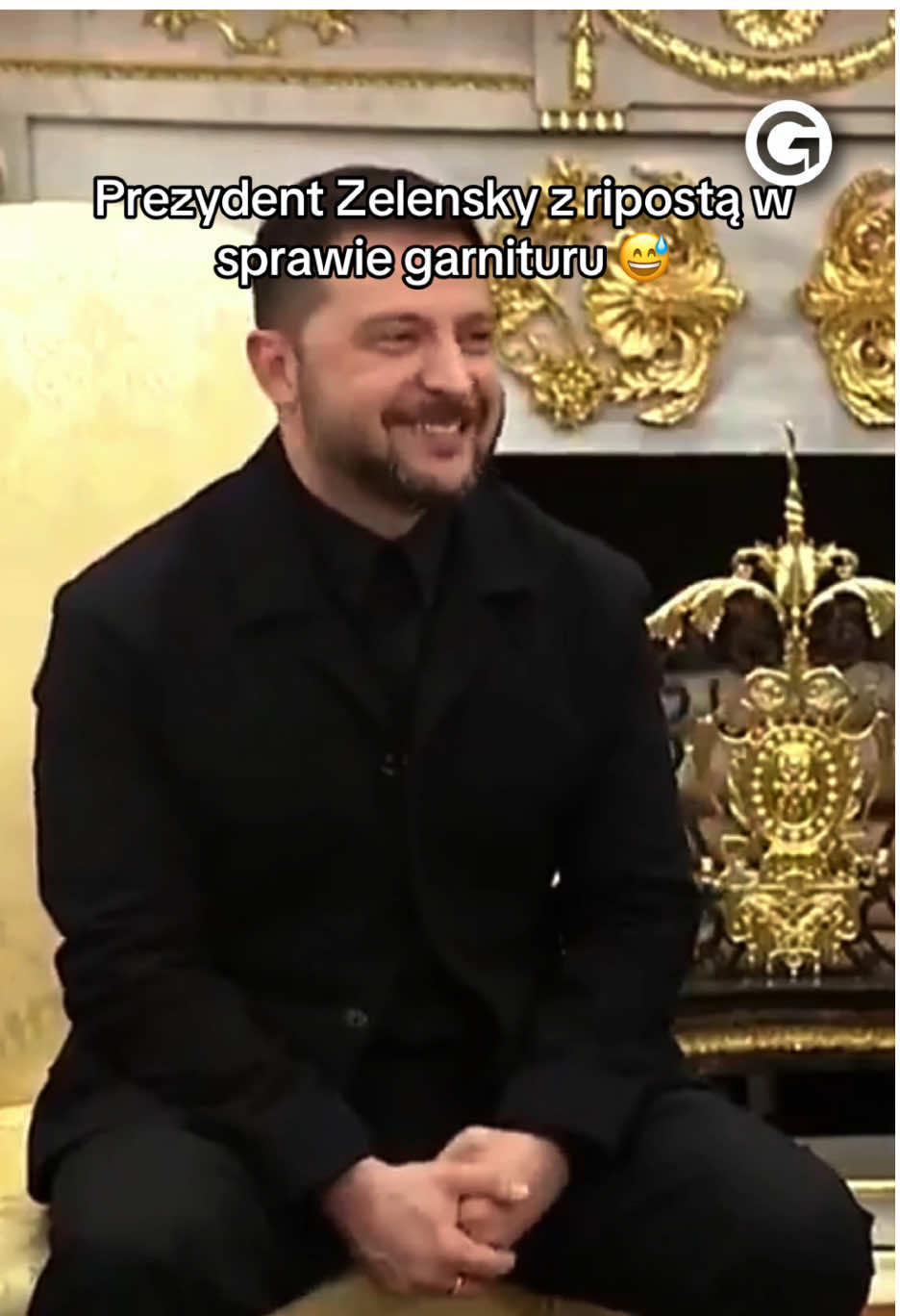 Prezydent Zełensky z ripostą w sprawie garnituru 😅