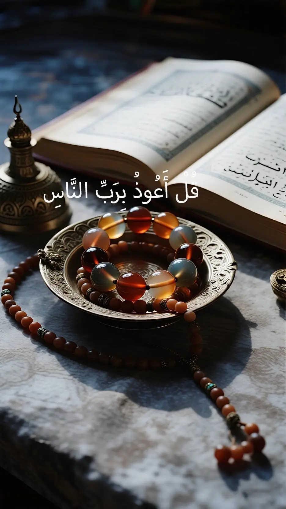 ‎لا تنسى القراءة قبل النوم آية الكرسي و سورة الإخلاص و سورة الفلق و سورة الناس 🤍 #quran #القرآن #quran_alkarim #القران_الكريم #qu_ran_n     