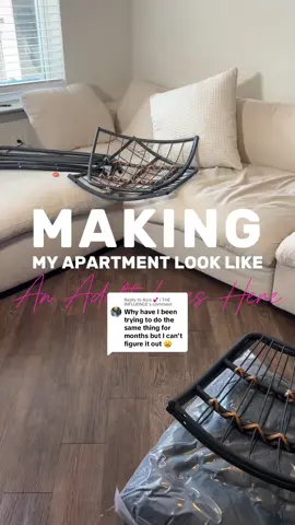 Replying to @Asia 💕 | THE INFLUENCE it’s going to take a while but we’re going to figure this out sister 😭 #redecorating #balconymakeover #apartmentdecor 
