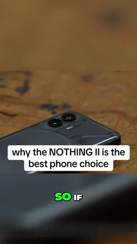Nothing II the best phone money can buy #nothing #apple #android #fyp #viral 