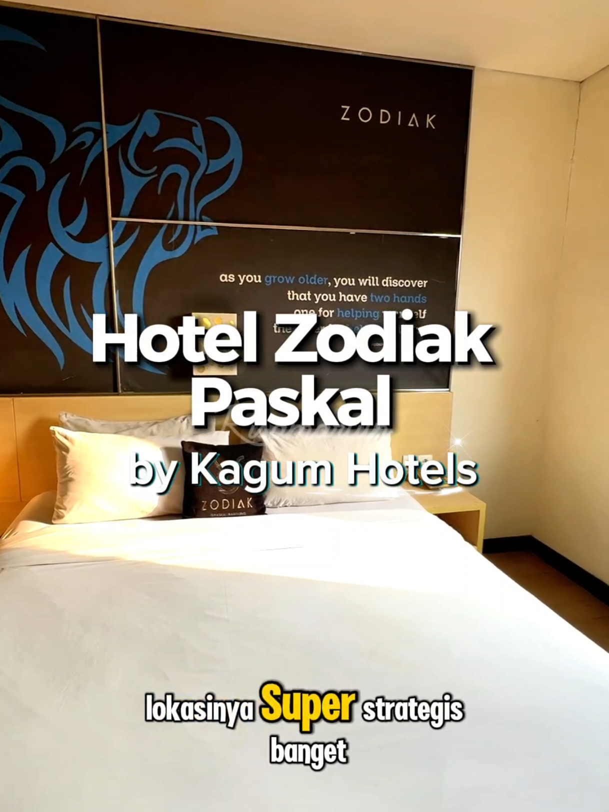 “Nginep hemat di pusat kota Bandung! 🏨✨ Hotel Zodiak Paskal by Kagum Hotels, lokasinya strategis banget dekat stasiun & mall, harga mulai 200ribuan aja 🤩 Cocok buat short trip atau sekadar tempat singgah nyaman di Bandung 💕 #HotelReview #BandungTrip #ZodiakPaskal#nexzodiakpaskal#nexlevelingagustus 