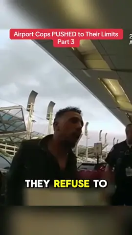 Airport Cops PUSHED to Their Limits part 3 #cops #foryoupage #policeofficer #bodycam #copsoftiktok 
