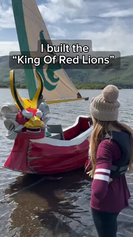 I made the boat of my childhood dreams! How I built it is on my YouTube (@littlejem) now!  #thelegendofzelda #windwaker #kingofredlion 