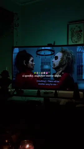 I finally decided to watch Beetlejuice Beetlejuice and I loved it! 🪲🔮🖤 #goveetvbacklights #halloweenaesthetic #halloweenvibes #movienight #spookyvibes 