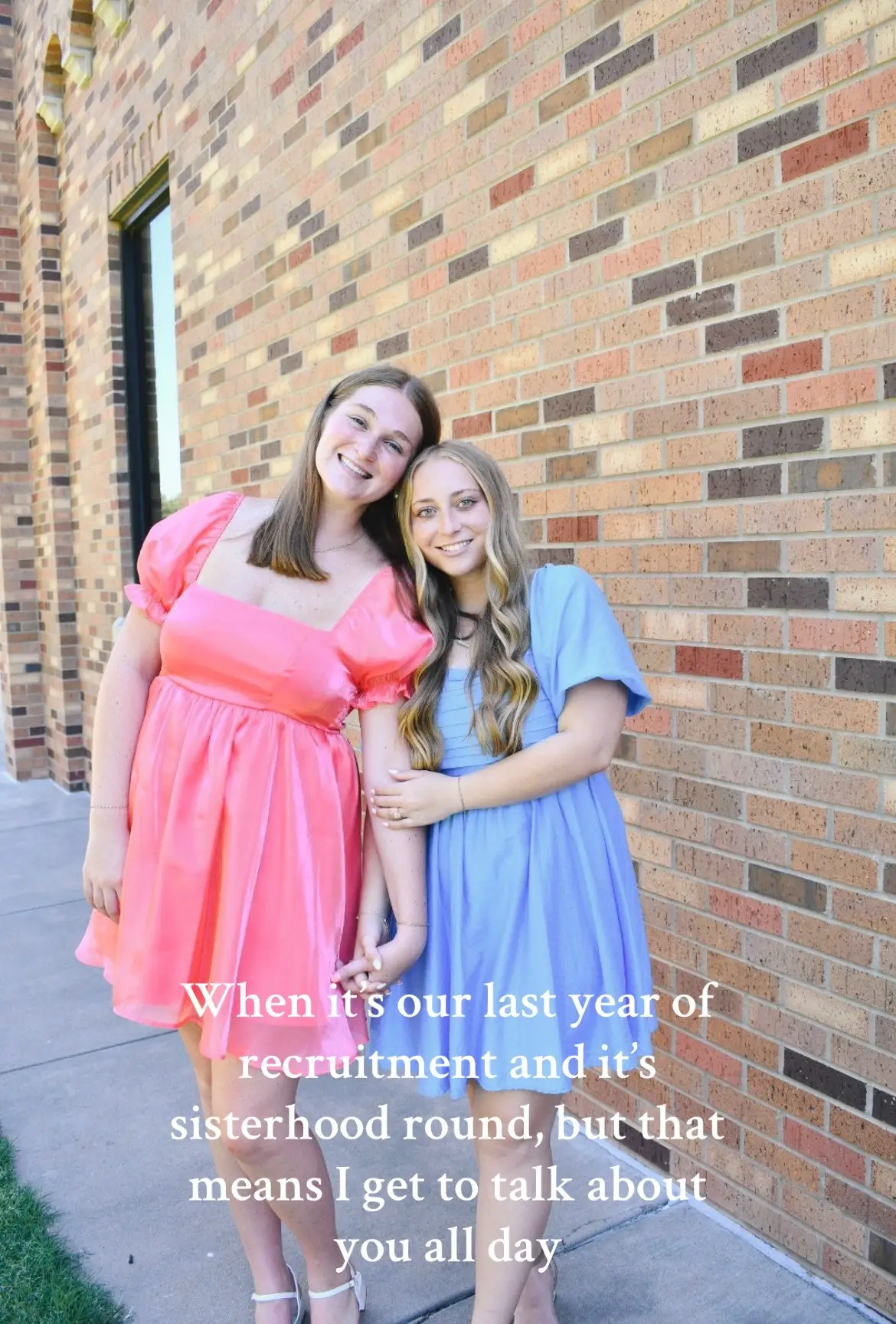 Thank you @MSU Texas Chi Omega for giving me my forever best friend. If you see us crying, no you didn’t!! 