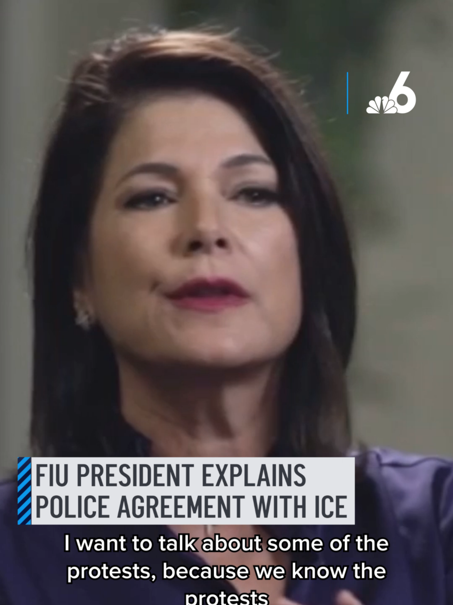 FIU President Jeannette Núñez responds to questions about the university police signing an agreement with ICE, explaining why the decision was made and what it really means for students and campus safety.