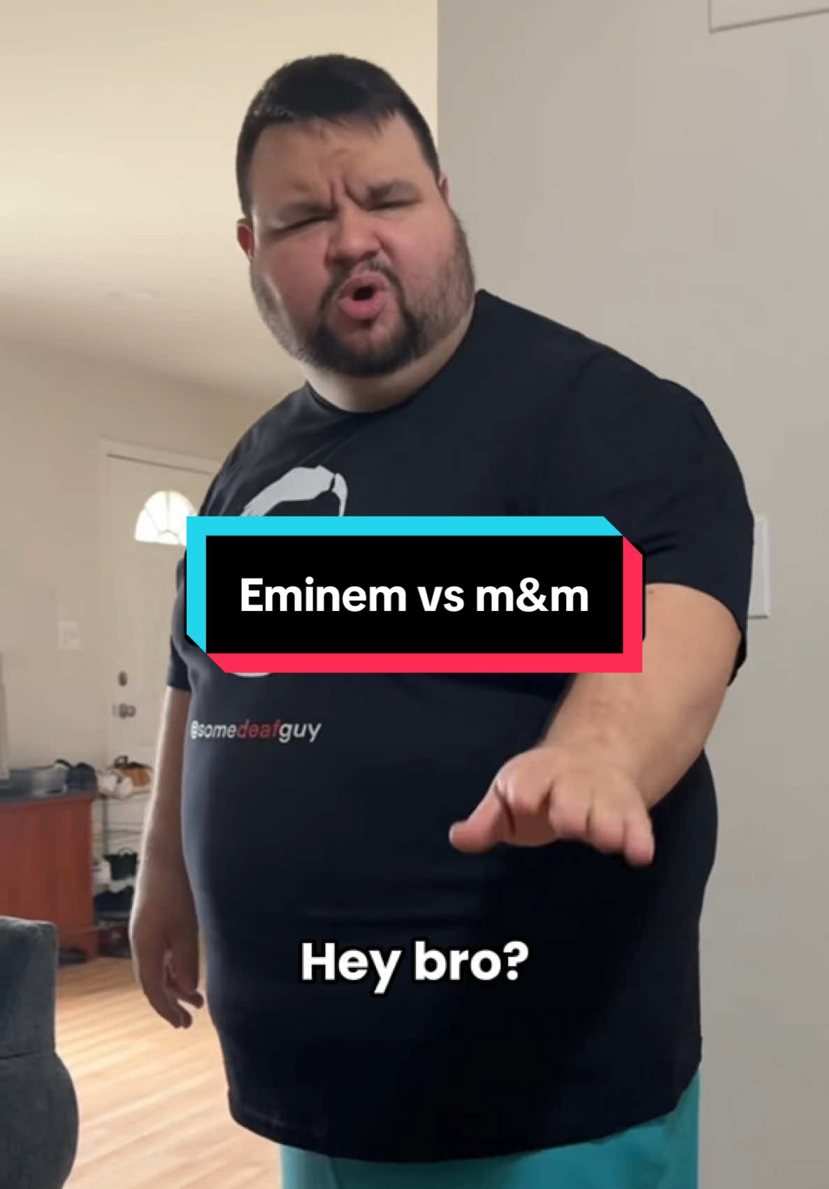 The struggle is real… #eminem #deaf #rapper 