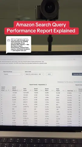 Replying to @memerijen3 How to Use Amazon’s Search Query Performance Report #amazonfba #amazonseller #sellonamazon #ecommercetips #business 