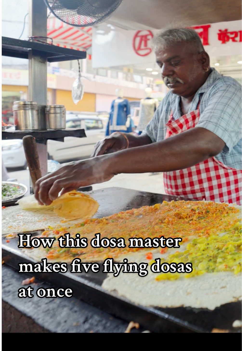 Speed is of the essence for these dosas. At Muthu Dosa Corner in Dadar, Mumbai, Chef Meherwan Irani shows us how dosa master Muttu Anna churns out dosas upon dosas every day.