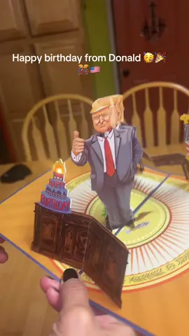 Make birthdays great again 🎂🎉🥳🎈🇺🇸 #happybirthdaycard #donaldtrump #MAGA #tiktokshop 
