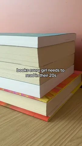 5 books that every girl in their 20s needs to read 💕 #books #BookTok #bookrecs #livinginyour20s #twentysomething 