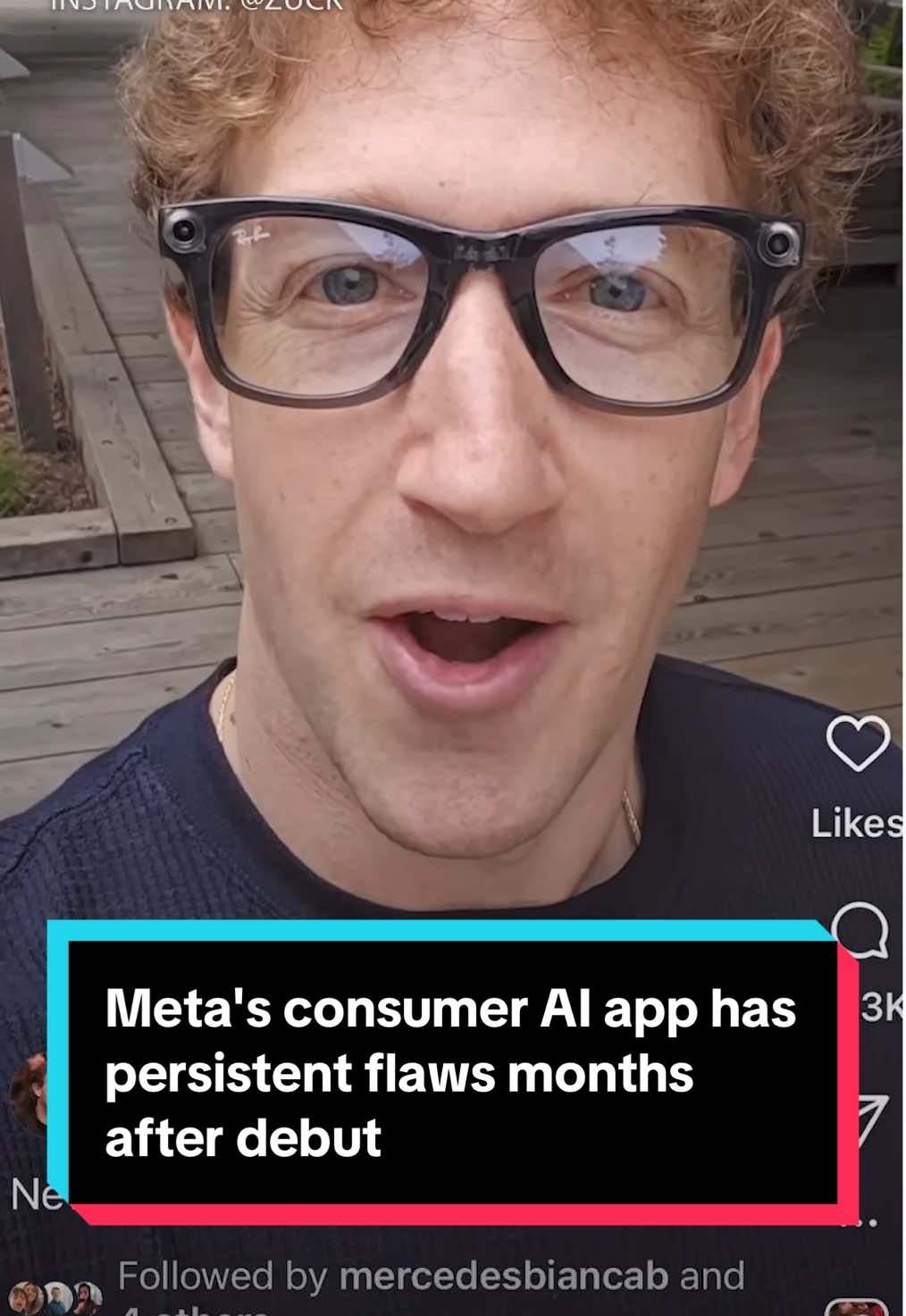 The #Meta #AI app offers an uneven experience, posing a sharp contrast to Mark Zuckerberg’s lofty #artificialintelligence ambitions. Samantha Kelly has the scoop. #tech #business 