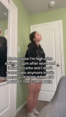 Well my fault because I didn’t wait 15 minutes when I took insulin… #type1diabetes #diabetes #chronicillness #autoimmunedisease #diabetic 