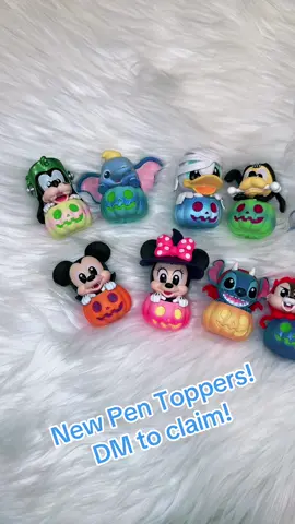 🚨NEW Pen toppers!  Message me to claim!  #pentoppers #beadablepens #pens #fyp #stitch #liloandstitch #liloandangel #disneyfigures #disneyhalloween 