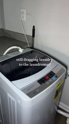 Replying to @Kay-A… The laundromat near me charges five dollars to wash around 3 to 5 dollars to dry so this just really helps me with my budget. I hope you figure out what works best for you because it’s going to depend on your lifestyle, how many people live in your home, and your current set up in your kitchen or laundry room, depending on where you connect the washer since it does connect to your sink or waterline. #washer #Home #homedecor #CleanTok #clean 