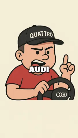 Das ist Audi Fahrer 🚘 #audi #bmw #mercedes #cartoon #fyp