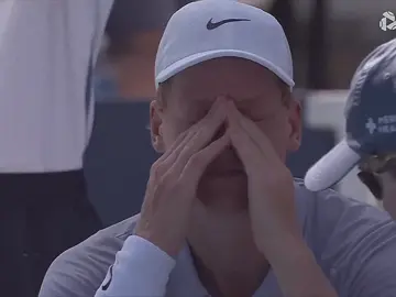 I STILL CANT BELIEVE IT RN😭 But still congrats Carlos  #tennis #sincaraz #janniksinner #carlosalcaraz #cicinnati 