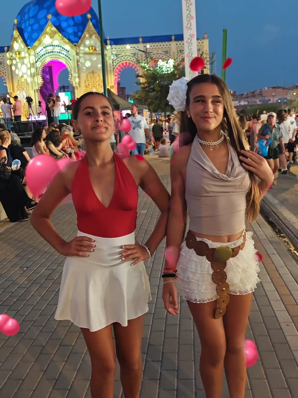 💃🏽🪭🎡 FERIA DE MALAGA 💃🏽🪭🎡 CON @Sergio y Claudia 💘