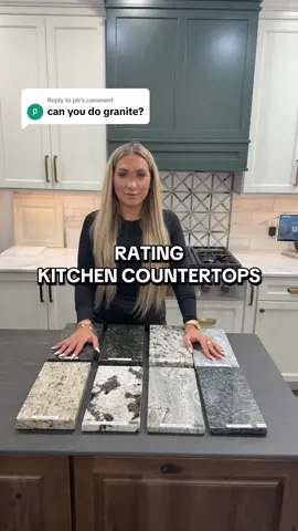 Replying to @pb  Rating Granite Countertops 0-10😍 . . . #kitchencountertops #kitchenideas #granitecountertops #kitcheninspo 