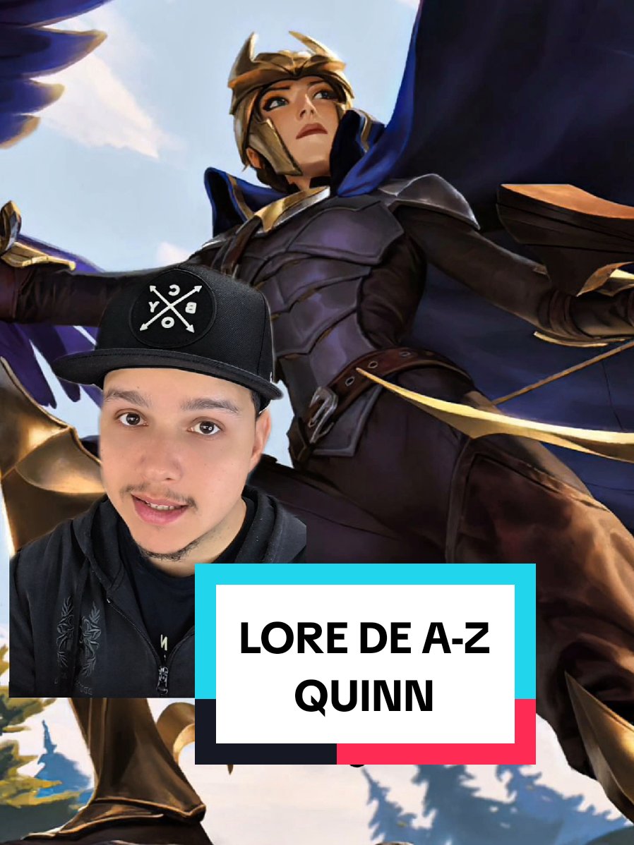 MIRE NOS OLHOS 🦅 #leagueoflegends #lore #riotgames #quinn #curiosidades 