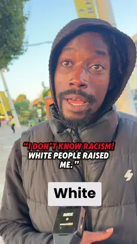I don’t know racism! White people raised me…  Follow @oliwood_entertainment for more powerful stories.  #viral 
