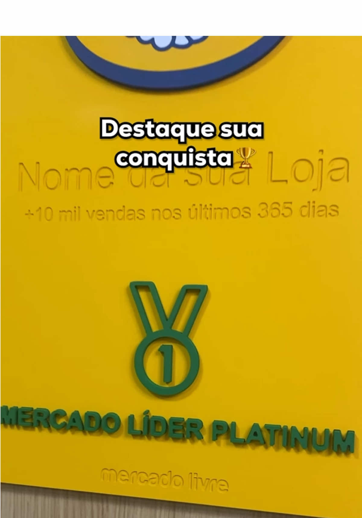 Placa de vendas do Mercado Livre 😱