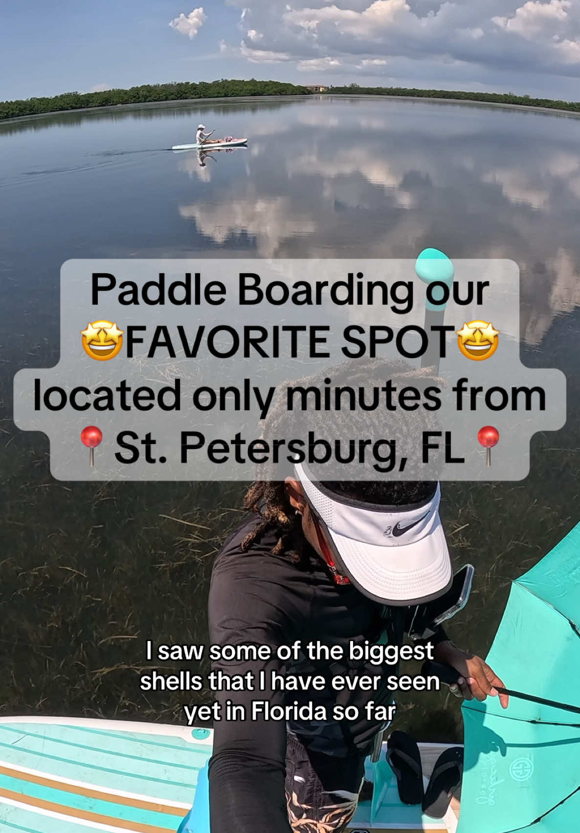 This launch spot is PRIME! There’s always soooo much wildlife that we see and since there’s not a million parking spaces, it’s usually really chill!  We launch at a place called Nauti Kayak rental on the maps. It’s free to park there, I think that’s just where you can also rent kayaks if you’d like! Has anyone that’s watching this kayaked this spot before?? We usually always see dolphins and last time there was a tiny baby one 🥹 #stpetersburg #paddleboard #tampabay #thingstodoinflorida #florida 