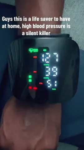 This is ideal for the whole family to constantly monitor blood pressure..Grab yours #fyp 