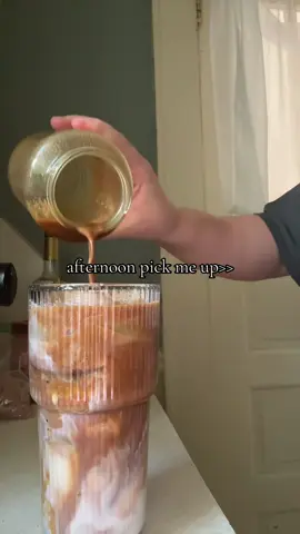 TikTok chose this audio idk #coffee #coffeeathome #icedcoffee #foryou 