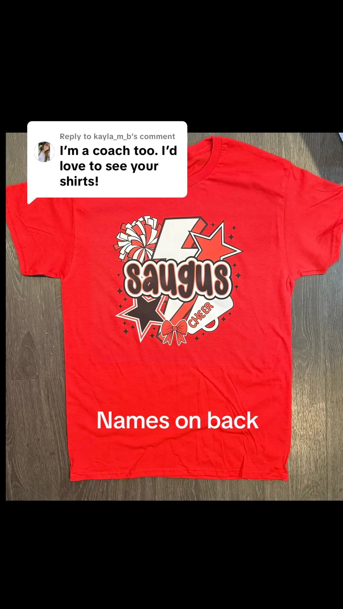 Replying to @kayla_m_b here’s the shirts i made! My teams u8 so i made something cute for their age!