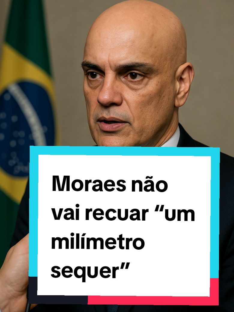 Moraes não vai recuar “um milímetro sequer”  #geopolítica #trump #lula #noticias #moraes 