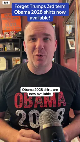 Get your Obama 2028 shirt now and enjoy the reactions! 